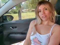 My Best Friend's Hot MILF Mom Seduces Me For Car Sex - Blonde Amateur Latina With Big Ass