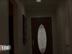 デカパイ, ビッチ, カップル, イマラチオ, バック, 異人種間, 熟年, 天然