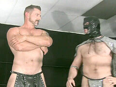 Rome's obedient slave! Matt Trasher submits to sexual servitude as a gay wrestling marionette