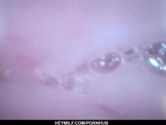 Aziatisch, Kont, Sperma in mond, Jurk, Inshuiven, Ondergoed, Kut duiken, Zuigen