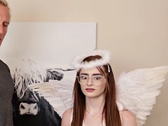 Lieveling, Grote lul, Pijpbeurt, Schattig, Fetisj, Handbeurt, Roodharige vrouw, Mager