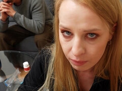 Tussi, Blasen, Gehörnter ehemann, Hundestellung, Hd, Milf, Rotschopf, Schlampe