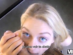 Audition, Blonde, Sucer une bite, Hd, Argent, Bureau, Pov, Adolescente