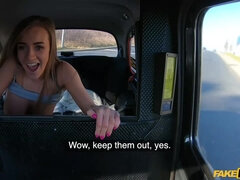 Josephine Jackson fucks Kai Taylor in the cab