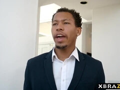 18 ans, Noire, Brunette brune, Queue, Mamelons, Adolescente, Plan cul à trois, Nénés