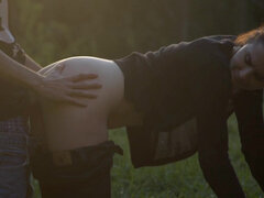 彼氏, 茶髪の, フェラする, ティーン