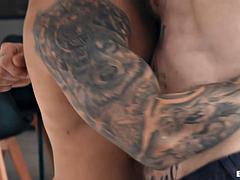 Hairy top dominating his slutty bitchboy