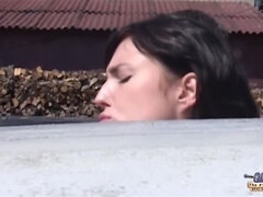 Большие сиськи, Брюнетки, Сперма на лице, Хд, На природе