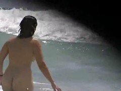 Tussi, Strand, Schönheit, Nudist, Pov