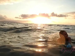 素人, お尻, 浴室, ビーチ, ビキニ, ハメ撮り, ふっくら乳首, シャワー