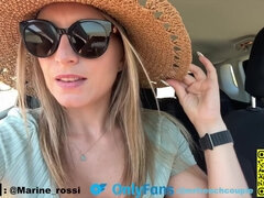 Amateur, Plage, Blonde, Français, Masturbation