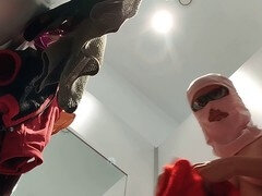 Grote kont, Badpak, Handbeurt, Latijnse vrouw, Masturbatie, Moeder, Tepels, Panty