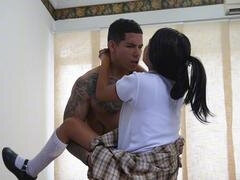 Cheating on my boyfriend Lil Timy with Leo the bad boy who ravages me in a rundown house