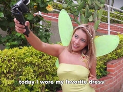 18, ブロンド, 女, Hd, オーガズム, アウトドア, 公共, 一人