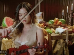 ブロンド, フェラチオ, 茶髪の, イく瞬間, 顔面騎乗, 乱交, 下着, 馬乗り