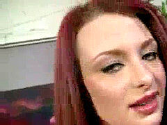 フェラチオ, イく瞬間, 顔射, 巨大, 赤毛