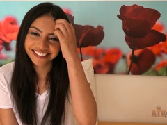 Cul, Noire, Fille latino, Piercing, Chatte, Maigrichonne, Nénés