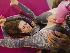 Inked punk girl unbelievable adult scene