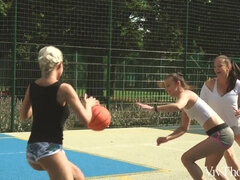 Spel, Vriendin, Lesbisch, Tepels, Kut duiken, Geschoren, Plagen, Tiener