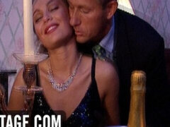 デカパイ, フランス人, 毛深い, ハードコア, オマンコ, レトロ, 馬乗り, ヴィンテージ