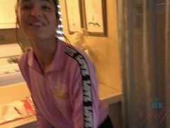 Flashing, Masturbatie, Gezichtspunt, Openbaar, Geschoren, Mager, Roken, Tieten likken