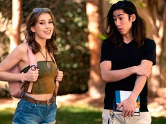 Fiona Sprouts gets evicted from her apartment so David offers her a place for a good 'fucking' price!