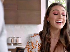 Sexy and horny Bella Rolland forgot her keys and now she has time to fuck her neighbor