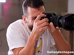 素人, デカチン, ブロンド, フェラチオ, カップル, Hd, 下着, 淫乱熟女