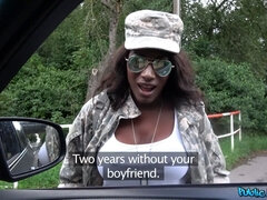 デカパイ, 黒人, フェラチオ, イく瞬間, Hd, 異人種間, 怪物, 公共