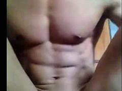 Aziatisch, Grote lul, Chinees, Homo, Masturbatie, Spier, Webcamera