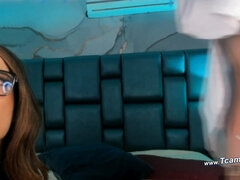 In den arsch, Blasen, Paar, Transe, Transfrau, Ablutschen, Netzkamera