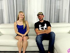 18 jaar, Grote lul, Blond, Pijpbeurt, Lul, Eerste keer, Hd, Tiener