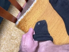 Earl Smile shows off his old ripped socks in a playful solo scene