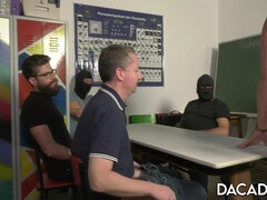 German MILF Teacher DaCada's school of gangbang