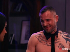 Schwarz, Blasen, Braunhaarige, Spermaladung, Schwanz, Würgen, Latina, Rasiert