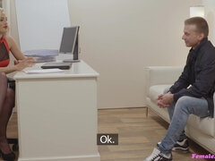 Spunk Hungry Agent Blanche Bradburry Swallows Big Load