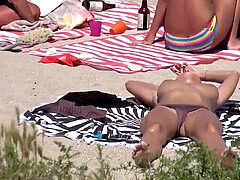 Plage, Gros cul, Bikini, Ca minou, Hd, Voyeur