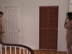 Caught Naked MILF Landlady Drops Towel Full Nude Indian Aunty Big Natural Tits