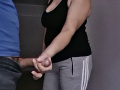 Big tits, Dick, Flashing, Masturbation, Milf, Public, Teen, Tits