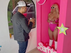 Barbie Colombiana and her friends indulge in a wild pussy play with a busty Latina - Playtime with Tetas & Follada