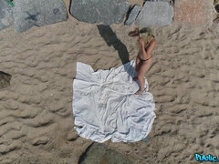 Leie, Amerikanisch, Strand, Blasen, Schwanz, Im freien, Öffentlich, Muschi