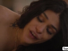 Two Busty Shemales loves their anal pounding sex scene