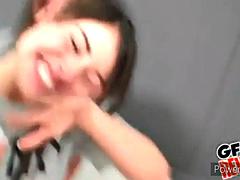 素人, 軍人, ブロンド, イく瞬間, レズビアン, なめる