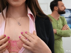 Shameless MILF Freya Parker shows her sexual appetite to shy guy Alex