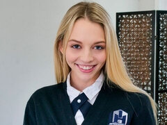 Leie, Grosser schwanz, Blondine, Blasen, Natürlichen titten, Schulmädchen, Rasiert, Jungendliche (18+)