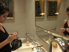 素人, 浴室, 茶髪の, 彼女, ハメ撮り, オマンコ, 剃毛, オッパイの