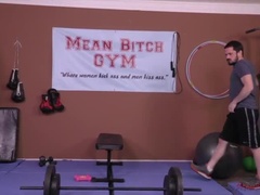 Culo, Lamer culo, Rostro sentado, Dominacion femenina, Gimnasio, Amante, Esclavo