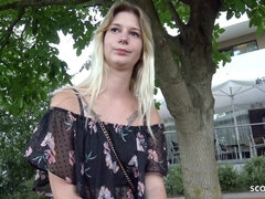 18, ブロンド, ドイツ人, ハードコア, 小柄, 現実, ティーン, オッパイの