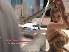 Dreidimensional, Sadomasochismus, Riesig, Riesenschwanz, Monster, Muskel, Orgasmus, Flotter dreier