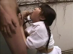 Aziatisch, Bruinharig, Universiteit, Hardcore, Japaans, Tieten likken